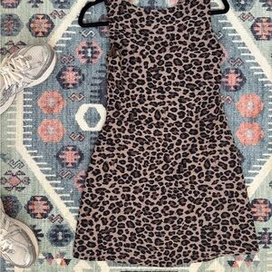 Abercrombie & Fitch YPB Leopard Print Active Mini Dress